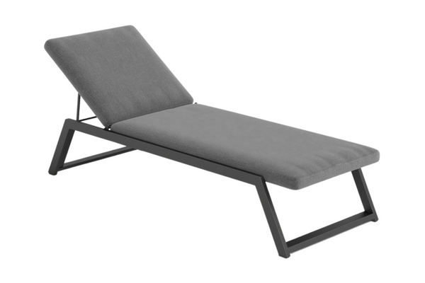 Portofino Outdoor Lounger (Black)