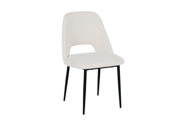 Charade Boucle Dining Chair (Cream)