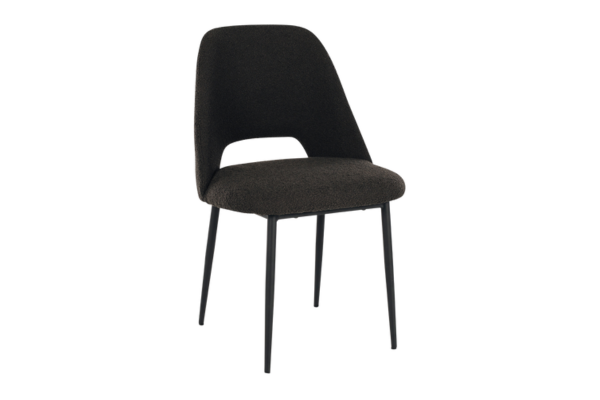 Charade Boucle Dining Chair (Grey)