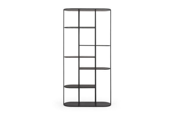 Deco Black Bookcase