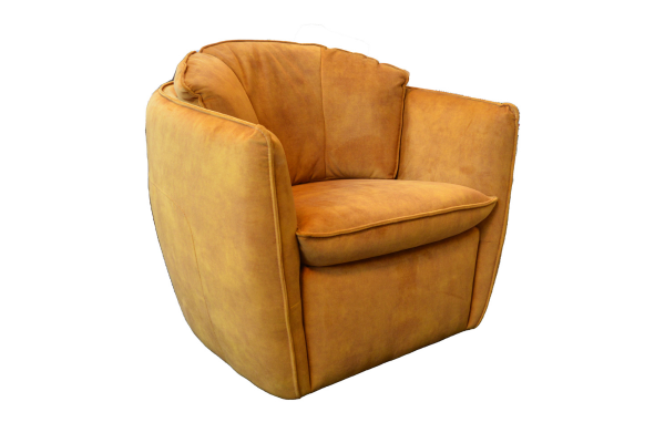 Rubic Gold Swivel Chair