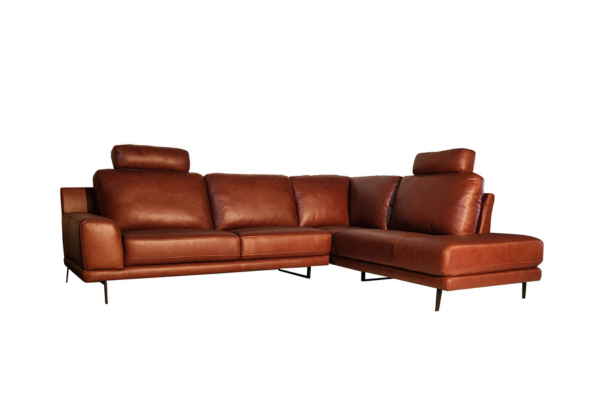 Hudson Chaise Sofa (Leather)