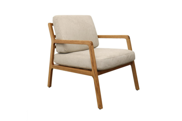 Bronte Boucle Arm Chair (Beige)