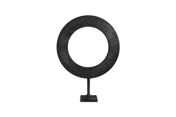 Anello Sculptural Ring (Small Black)