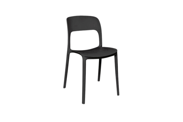 Riley Outdoor Dining Chair (Black)