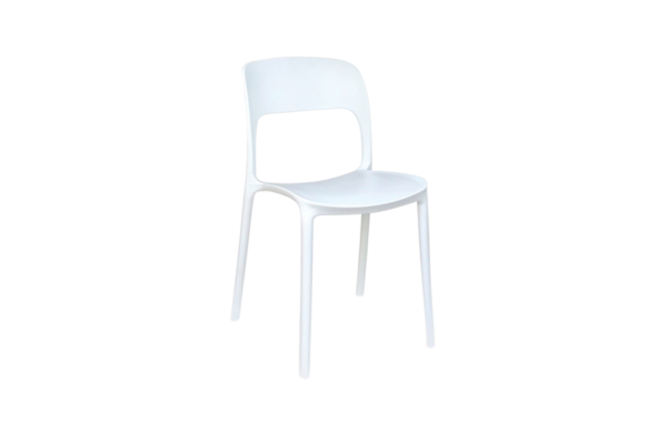 Riley Outdoor Dining Chair (White)