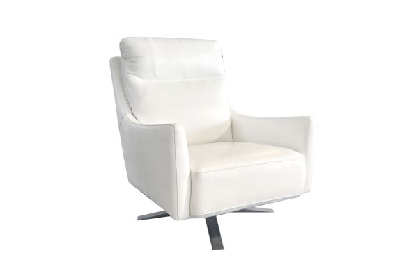 Arno Swivel Chair (White)