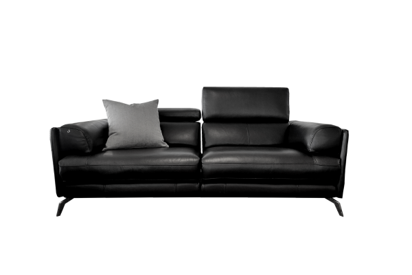 Prague Electric Recliner Sofa (Black)