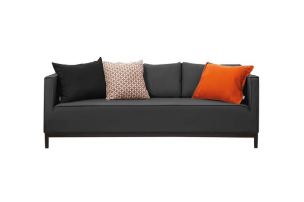 Rapallo Outdoor 3 Seater Sofa (Black)