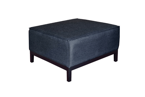 Rapallo Outdoor Ottoman (Black)