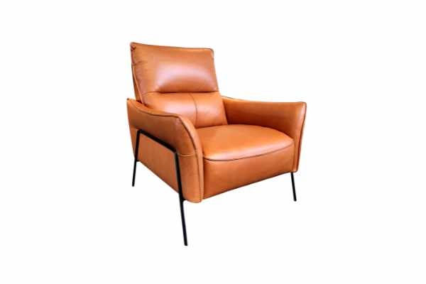 Atlas Leather Chair (Tan)
