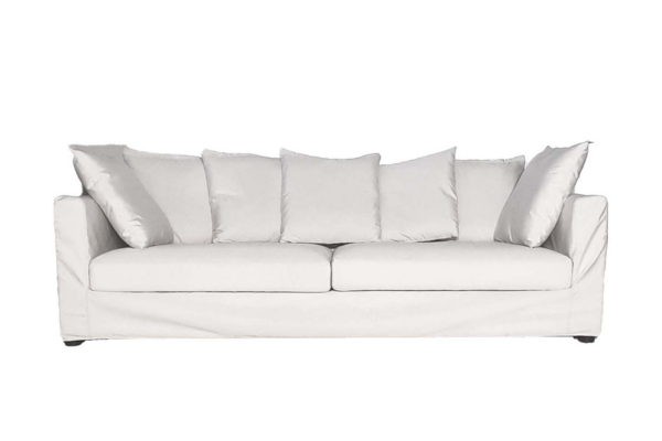 Corfu Outdoor Slipcover Sofa (Beige)